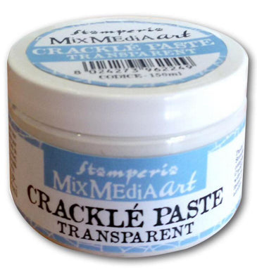 Stamperia Mix Media Art Crackle Paste - Transparent - Monocomponent 150ml K3P50