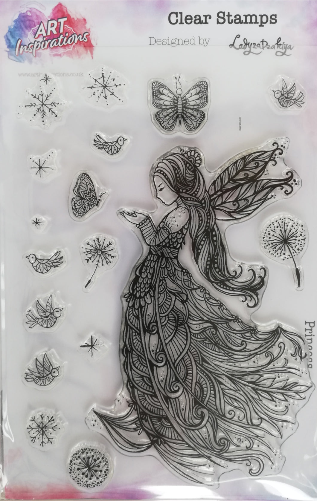 Art Inspirations with Lady Zadzakiya A5 Stamp Set - Princess