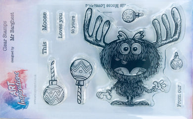 Art Inspirations with Mr Barghest A7 Stamp Set - Moose Loves
