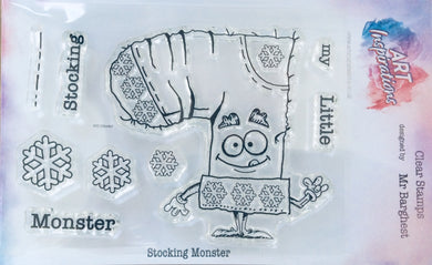 Art Inspirations with Mr Barghest A7 Stamp Set - Stocking Monster