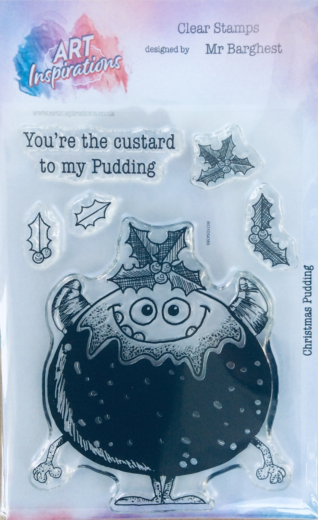Art Inspirations with Mr Barghest A7 Stamp Set - Christmas Pudding