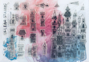 Art Inspirations with Brejanzart A4 Stamp - Build Your House to the Skies