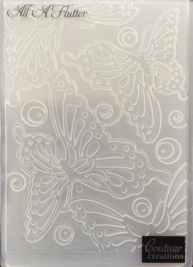Couture Creations Embossing Folder - Art Nouveau Collection: All A Flutter