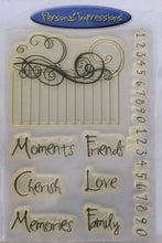 Personal Impressions Clear Stamp Collection designed by Marion Emberson - Sentiments PICS027
