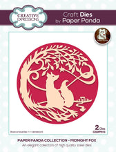 Creative Expressions Paper Panda Collection Midnight Fox - 2 Dies