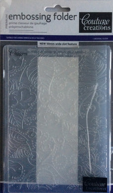 Couture Creations Embossing Folder - Serenity Collection: Chiaro