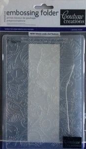 Couture Creations Embossing Folder - Serenity Collection: Chiaro