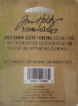 Idea-ology by Tim Holtz - Lace Chain (2x 36” Chain, 8 Jump Rings & 4 Closures)