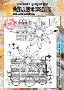 AALL & Create - A4 Clear Stamp Set Designed by Tracy Evans - Blossomed Numbers #109