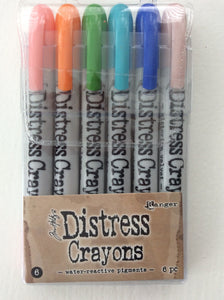 Tim Holtz | Ranger Distress Crayons Pack of 6