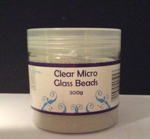 Creative Expressions Clear Micro Glass Beads 300g