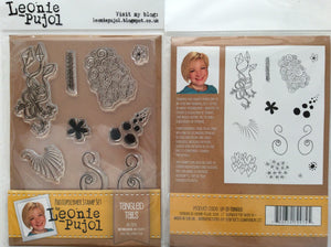 Crafters Companion Photopolymer Stamp Set Designed by Leonie Pujol A6 - Tangled Tails
