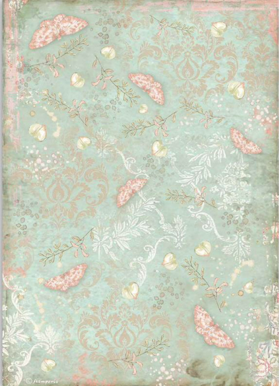 Stamperia - Packed Butterfly Decoupage Rice Paper A4 DFSA4509