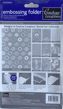 Couture Creations Embossing Folder - World Fair Collection: Replacements