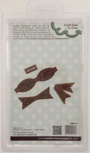 Creative Expressions Craft Dies by Sue Wilson Finishing Touches - Mosaic 3D Itty Bitty Bows - Set of 4 Dies