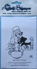 The Artistic Stamper - Mad Hatter’s Tea Party Rubber Stamp