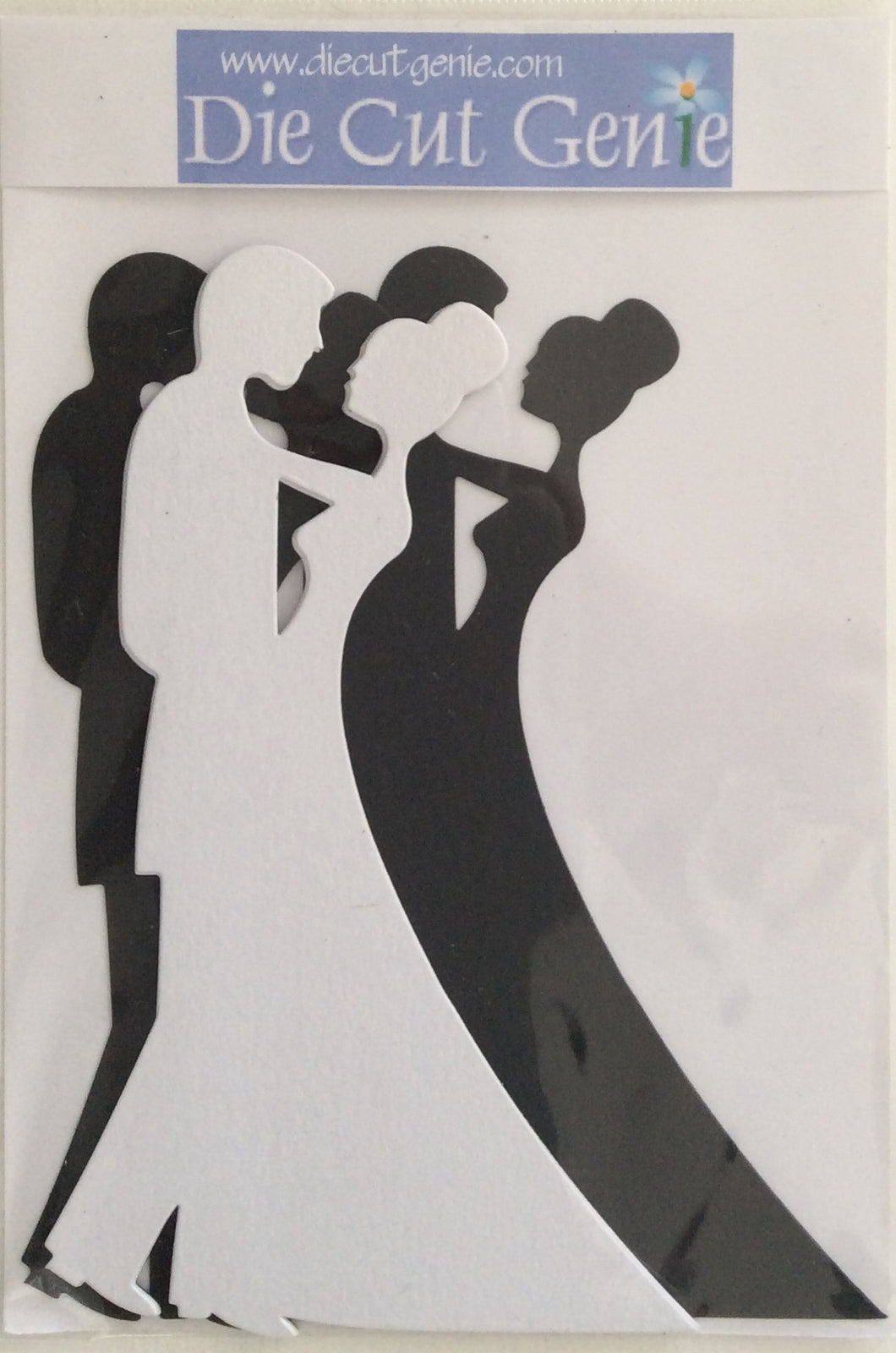 Genie Silhouette Die Cut Sets - The Wedding Couple Set x 6