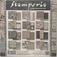Stamperia Scrapbooking 8” x 8” Paper Pad - Calligraphy - 10 Double Faced Sheets - SBBS24