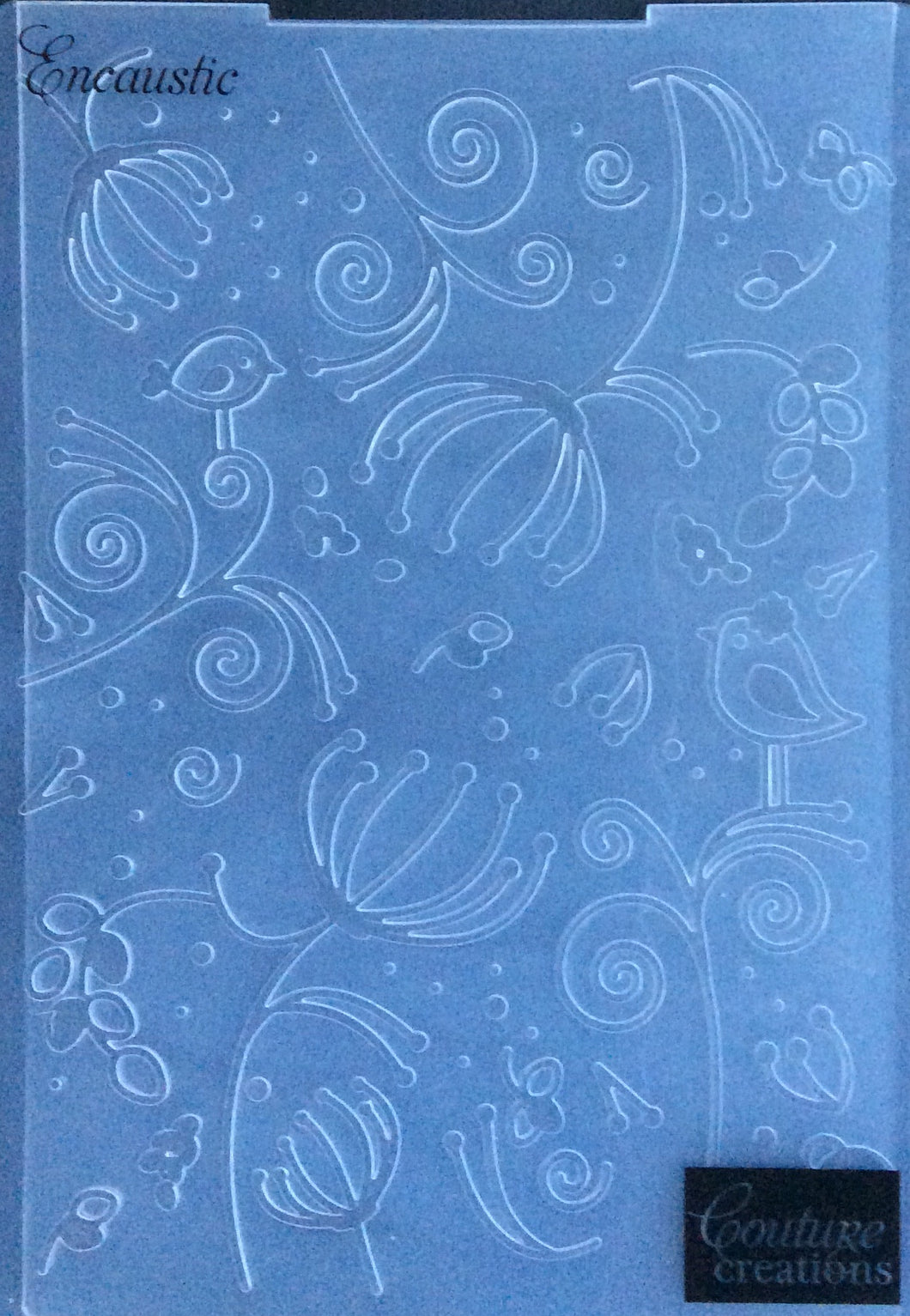 Couture Creations Embossing Folder - Serenity Collection: Encaustic