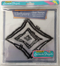 Clarity Stamp Unmounted Clear Stamp Set of 3 Designed by Leonie Pujol-Nested Diamond Scribbles