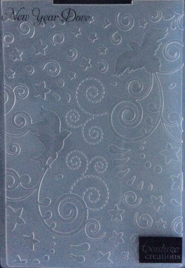 Couture Creations Embossing Folder - Christmas Collection: New Year Dove