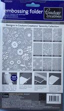 Couture Creations Embossing Folder - Serenity Collection: Bouquet