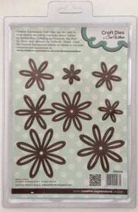 Creative Expressions Craft Dies by Sue Wilson Finishing Touches Delicate Daisies - Open Petals 8 Dies