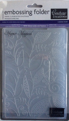 Couture Creations Embossing Folder - Fresh & Fun Collection: Hyper Magical