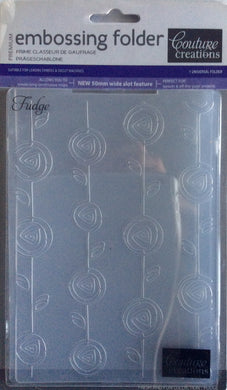 Couture Creations Embossing Folder - Fresh & Fun Collection: Fudge
