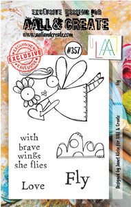 AALL & Create - A7 Clear Stamp Set Designed by Janet Klein - #357