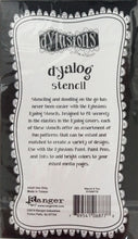 Ranger Dylusions Dyalog Large Stencil Stencil It Too 21cm x 24cm