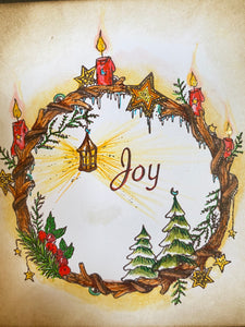 Art Inspirations with Martina A4 Stamp Set - Wishing an Enchanting Christmas - 26 Stamps
