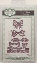 Creative Expressions Craft Dies by Sue Wilson Finishing Touches - Filigree 3D Bow - Set of 6 Dies