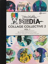Ranger Dina Wakley Media Collage Paper Collective 2 - Vol 1 Book