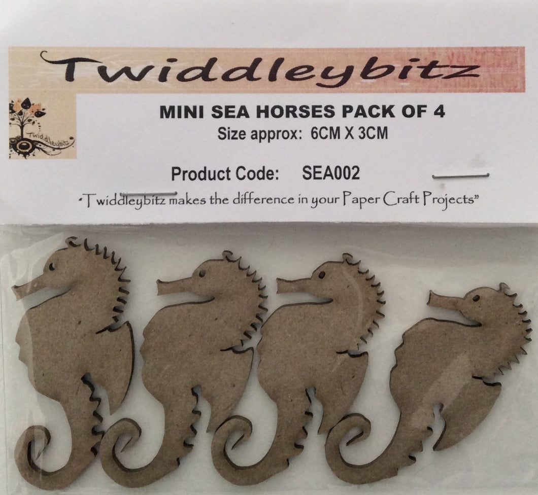 Twiddleybitz Mini Seahorses Pack of 4