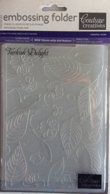 Couture Creations Embossing Folder - Fine Designs Collection: Turkish Delight