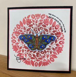 Art Inspirations by Wensdi Made A5 Clear Stamps - Butterfly Medley - 10 Stamps