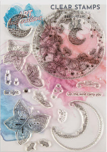 Art Inspirations with Martina A4 Stamp Set - Let The Wind Carry You - 17 Stamps