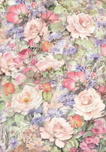 Stamperia - Casa Granada Flowers - Decoupage Rice Paper A4 - DFSA4660