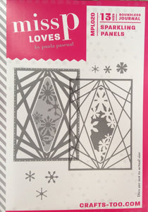 Miss P Loves Die Set Designed by Paula Pascual - Boundless Journal - Sparkling Panels - 13 Dies
