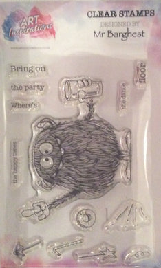 Art Inspirations with Mr Barghest A7 Stamp Set - Party Happy Time