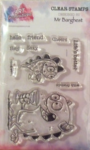Art Inspirations with Mr Barghest A7 Stamp Set - Best Friends