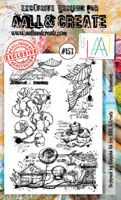 AALL & Create - A6 Clear Stamp Set Designed by Bipasha Bk - Botanicals #153