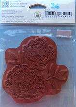 Hero Arts Clings Rubber Stamp - Etched Flowers 9cm x 9cm