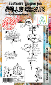 AALL & Create - A6 Clear Stamp Set Designed by Bipasha Bk - Botanicals Modified #207