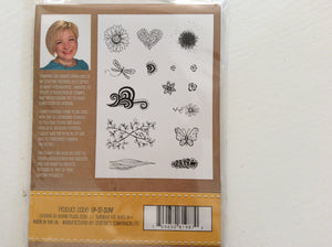 Crafters Companion Photopolymer Stamp Set Designed by Leonie Pujol A6 - Sunflowers Forever