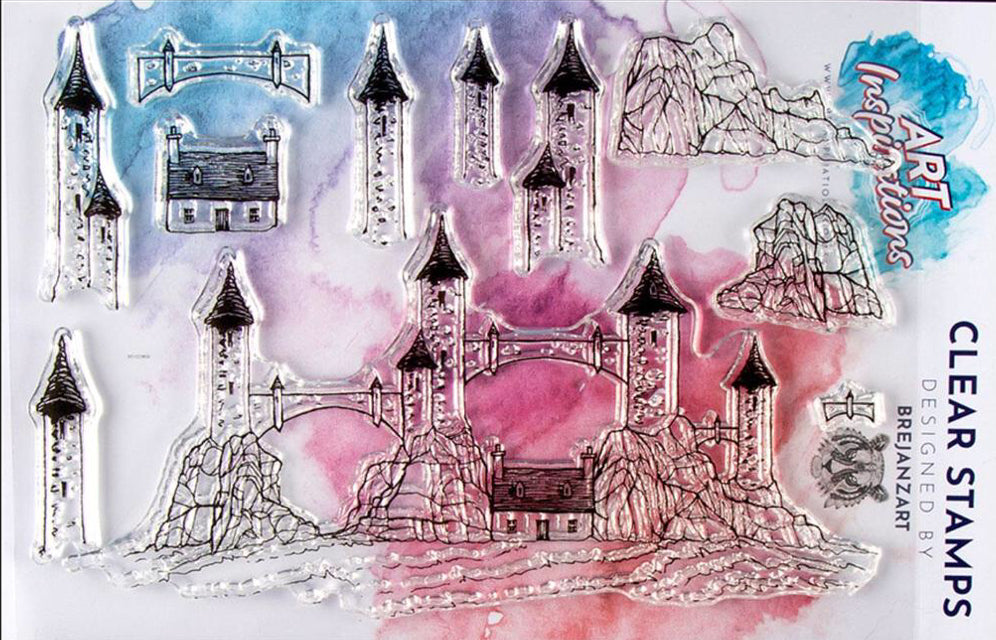 Art Inspirations with Brejanzart A5 Stamp Set 4 - My Little Castle - 11 Stamps