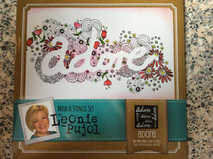 Crafters Companion Mask & Stencil Set by Leonie Pujol - Adore